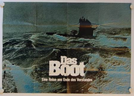 Das Boot original release german double panel movie poster